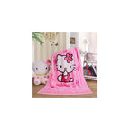 Blankets with Cartoon Prints, Soft Covers, Flannel, Comfortable Woolen Blankets for Boys and Girls, Children, Toddlers, and Infants 40x55“(Pink)