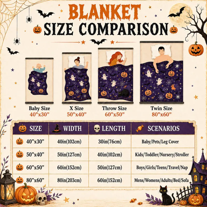 [Back to School] Witchy Aesthetic Black Cat Blanket - 60x80 in, 100% Polyester Flannel, Moon Phase Crystal Design, All-Season Cozy Blanket for Teens, Halloween Theme Dorm Decor, Holiday Gift for Bed/Couch