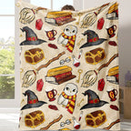 Cartoon Pattern Blanket, Soft Cozy Throw Blanket with Storage Bag, Air-conditioned Room Blanket for Bed, Air Conditioner Blanket, Halloween Decor Warm Napping Blanket for Home & Office, Valentine's Day Gift #GLOBAL PICKS