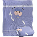 South Park Towelie Officially Licensed Flannel Blanket - Premium Flannel Material Silky Touch Super Soft Throw for Bed Sofa Office Travel Camping Mother's Day Valentine's Day Birthday Christmas Gift